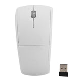 Universal Ultra Thin Portable 2.4G Wireless Mouse Optical Foldable Mice with USB Receiver for PC Desktop Laptop Computer