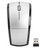 Universal Ultra Thin Portable 2.4G Wireless Mouse Optical Foldable Mice with USB Receiver for PC Desktop Laptop Computer